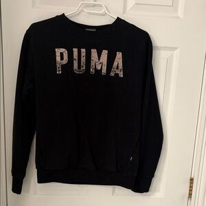 Puma Black Crewneck Sweatshirt